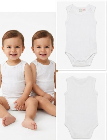 Set body 2 bucati Zara, alb