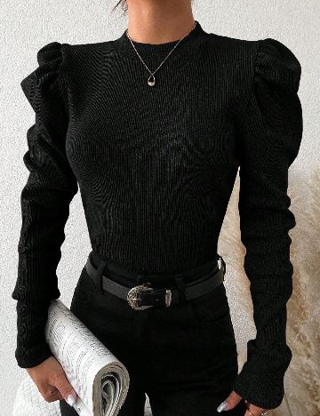 Bluza SHEIN, negru