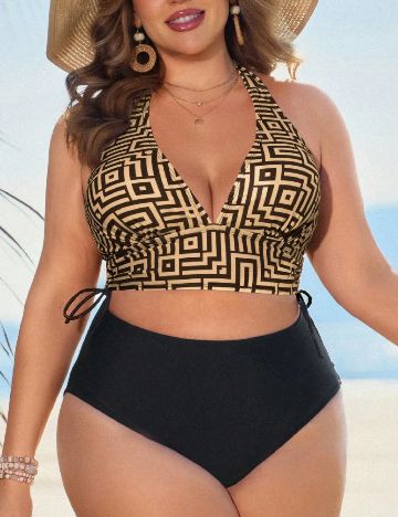 Costum de baie SHEIN CURVE, mix culori