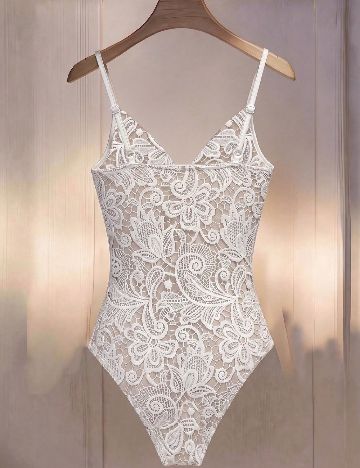Body SHEIN, crem/alb