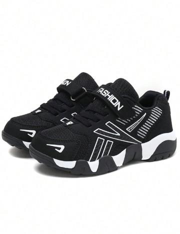 Adidasi SHEIN, negru/alb