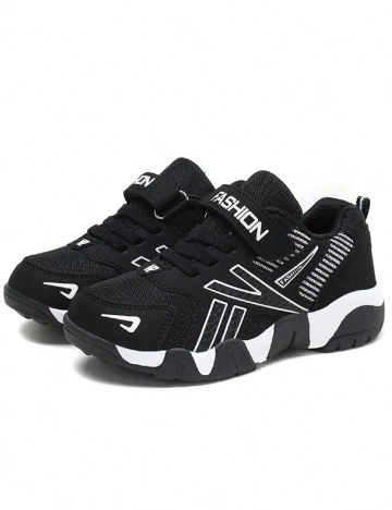 Adidasi SHEIN, negru/alb