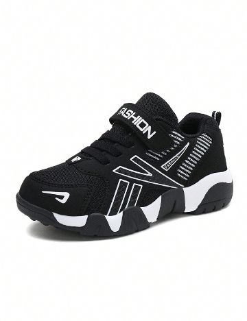 Adidasi SHEIN, negru/alb