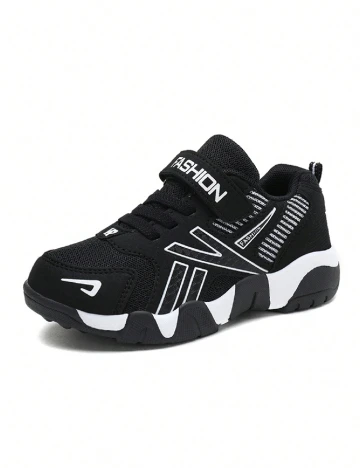 Adidasi SHEIN, negru/alb