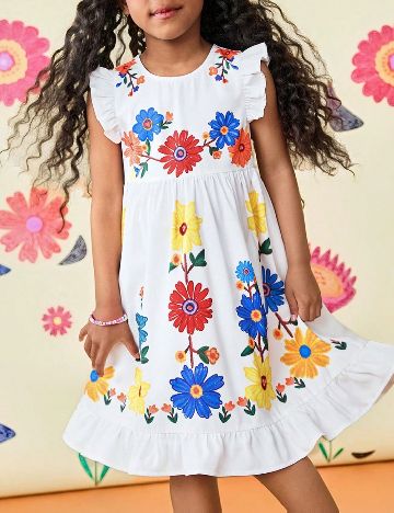 Rochie Shein Kids, floral print