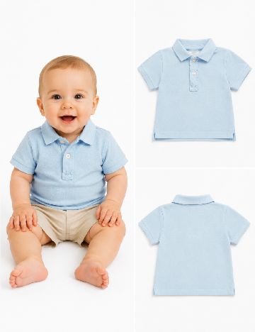 Tricou Zara, bleu