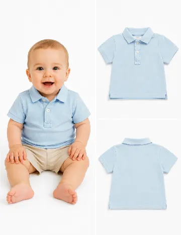 Tricou Zara, bleu