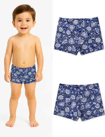 Pantaloni scurti de baie Zara, albastru