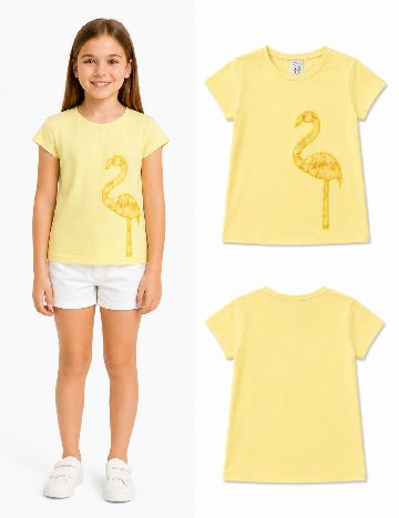 Tricou Zara, galben