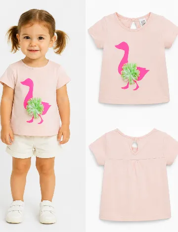 Tricou Zara, roz