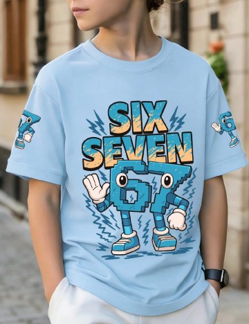 Tricou Shein Kids, albastru