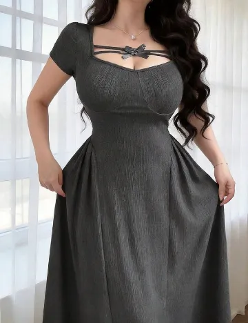 Rochie lunga SHEIN, gri