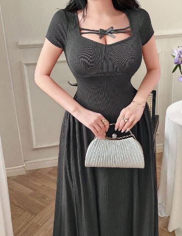 Rochie lunga SHEIN, gri