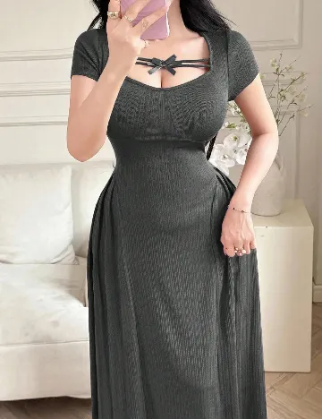 Rochie lunga SHEIN, gri