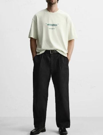 Tricou Zara, ecru