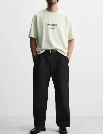 Tricou Zara, ecru