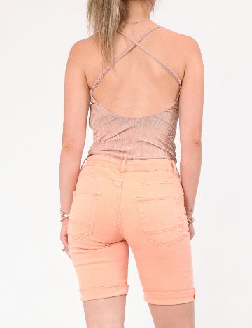 Pantaloni scurti Zara, piersica
