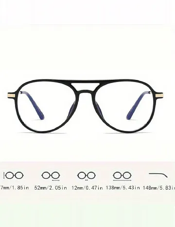 Ochelari cu dioptrii, +2.50 SHEIN, negru