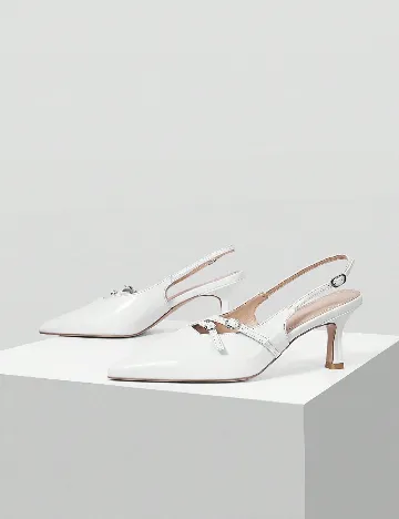 Pantofi SHEIN, alb