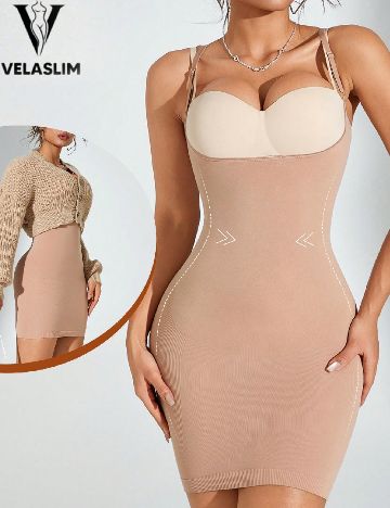 Rochie modelatoare SHEIN, maro