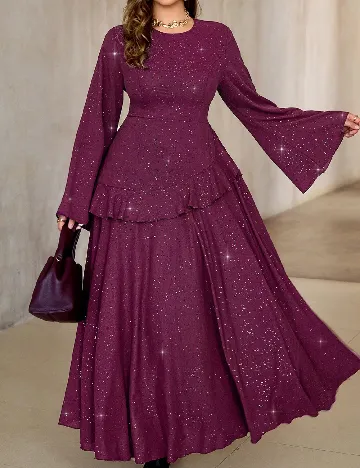 Rochie medie SHEIN CURVE, mov
