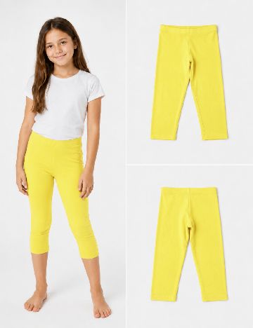 Colanti trei sferturi Zara, galben