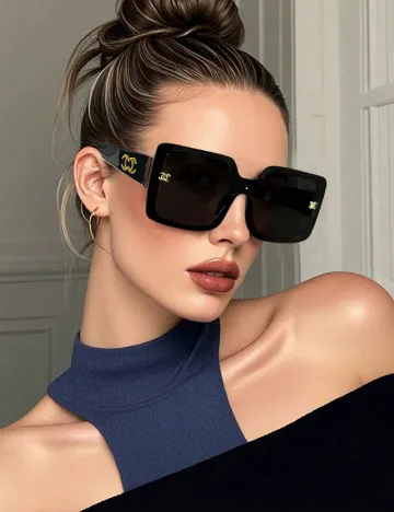 Ochelari de soare SHEIN, negru