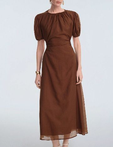 Rochie medie SHEIN, maro