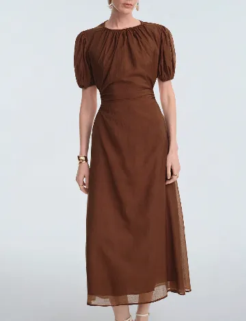 Rochie medie SHEIN, maro