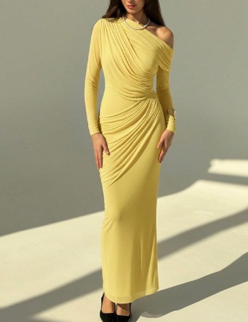 Rochie lunga SHEIN, galben
