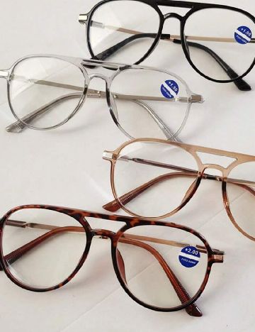 Ochelari pentru citit, dioptrii +2.00 SHEIN, maro