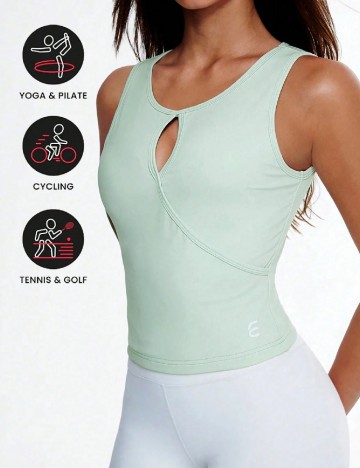 Top SHEIN, verde
