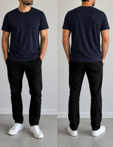 Tricou Zara, bleumarin