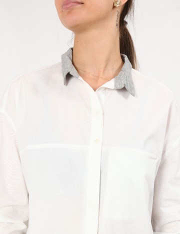 Camasa Bershka, alb
