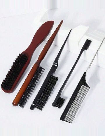 Set perii de par 5 bucati SHEIN, maro/negru