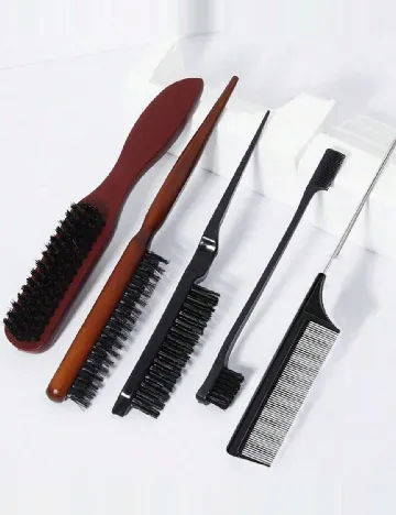 Set perii de par 5 bucati SHEIN, maro/negru
