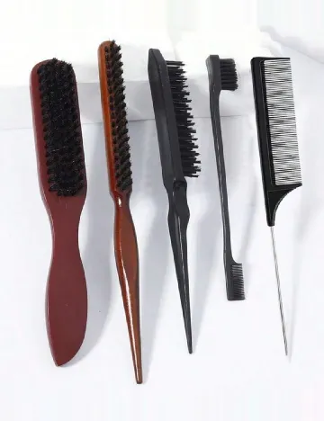 Set perii de par 5 bucati SHEIN, maro/negru