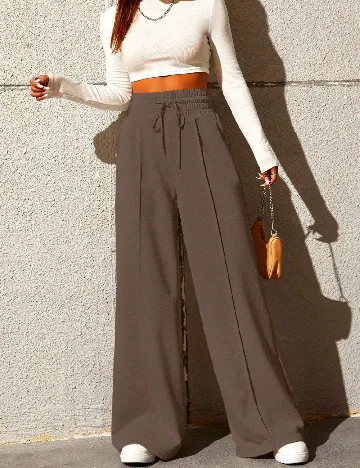 Pantaloni SHEIN, maro