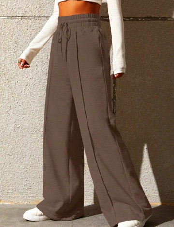 Pantaloni SHEIN, maro