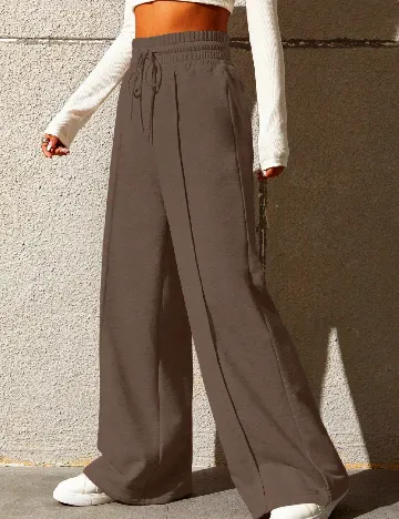 Pantaloni SHEIN, maro