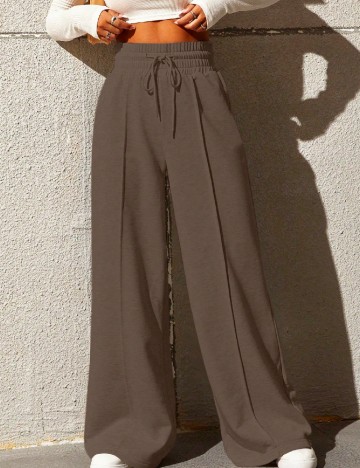 Pantaloni SHEIN, maro