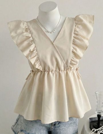 Bluza Shein Kids, bej