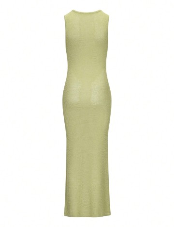 Rochie lunga SHEIN, verde