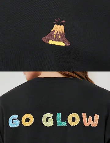 Tricou GLOWMODE, negru