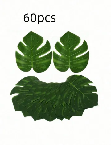 Set frunze decorative, 60 bucati SHEIN, verde