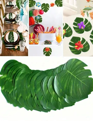 Set frunze decorative, 60 bucati SHEIN, verde
