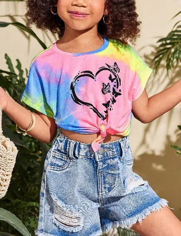 Tricou Shein Kids, mix culori