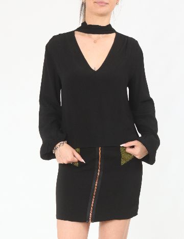 Bluza Bershka, negru