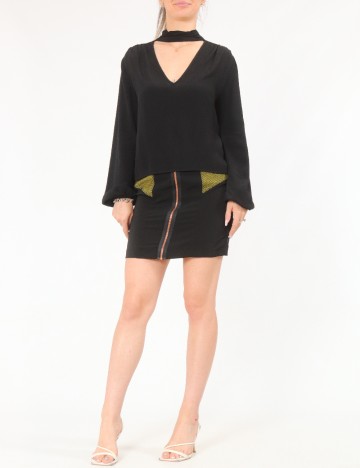 Bluza Bershka, negru