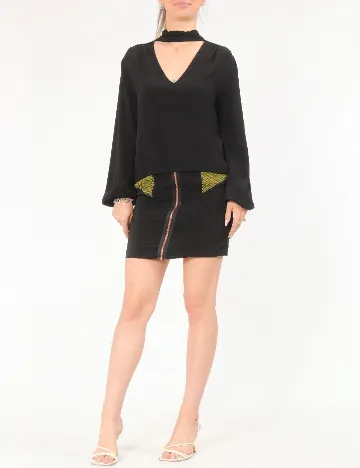 Bluza Bershka, negru